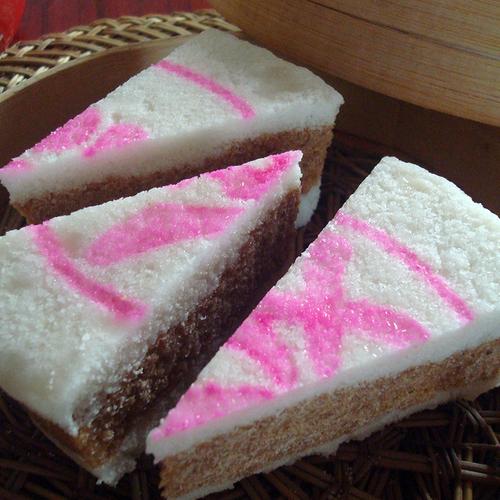 宁波特产象山传统手工糕点夹沙糕600g红糖米糕发糕糯米夹层状元糕